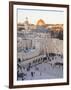 Jewish Quarter of Western Wall Plaza, UNESCO World Heritage Site, Jerusalem, Israel-Gavin Hellier-Framed Photographic Print