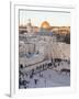 Jewish Quarter of Western Wall Plaza, UNESCO World Heritage Site, Jerusalem, Israel-Gavin Hellier-Framed Photographic Print