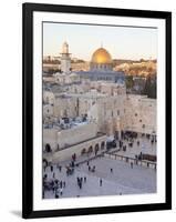 Jewish Quarter of Western Wall Plaza, UNESCO World Heritage Site, Jerusalem, Israel-Gavin Hellier-Framed Photographic Print