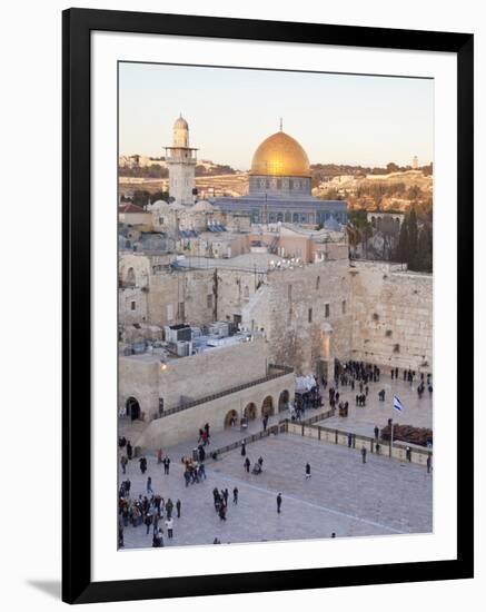 Jewish Quarter of Western Wall Plaza, UNESCO World Heritage Site, Jerusalem, Israel-Gavin Hellier-Framed Photographic Print