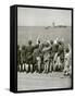 Jewish Refugee Children Waving at the Statue of Liberty from Ocean Liner, 1939-null-Framed Stretched Canvas