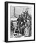 Jewish Refugees Pass Statue of Liberty-null-Framed Giclee Print