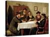 Jewish Scholars Debating-Josef Johann Suss-Stretched Canvas