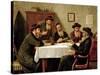 Jewish Scholars Debating-Josef Johann Suss-Stretched Canvas