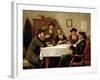 Jewish Scholars Debating-Josef Johann Suss-Framed Giclee Print