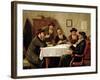 Jewish Scholars Debating-Josef Johann Suss-Framed Giclee Print