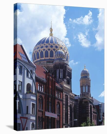 Jewish Synagogue, Berlin, Germany-null-Stretched Canvas