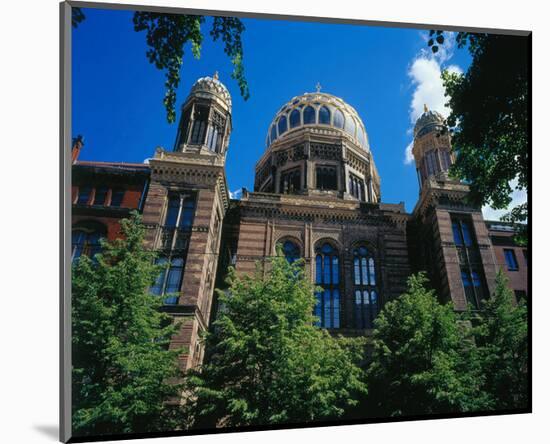 Jewish Synagogue, Berlin, Germany-null-Mounted Art Print