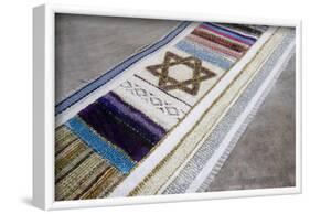 Jewish textile motif, Safed, Galilee-Godong-Framed Photographic Print