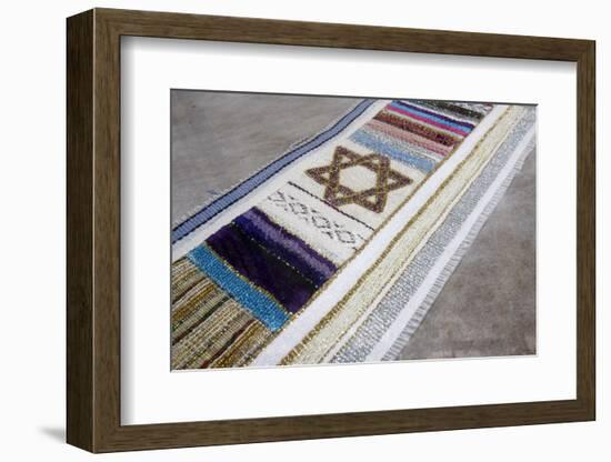 Jewish textile motif, Safed, Galilee-Godong-Framed Photographic Print