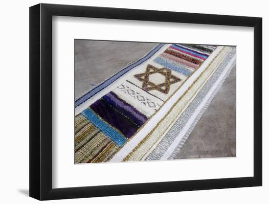 Jewish textile motif, Safed, Galilee-Godong-Framed Photographic Print