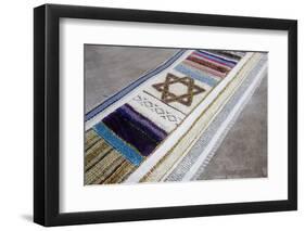 Jewish textile motif, Safed, Galilee-Godong-Framed Photographic Print