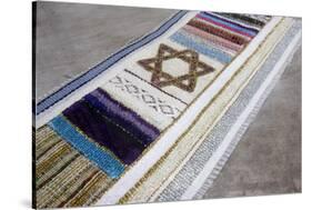 Jewish textile motif, Safed, Galilee-Godong-Stretched Canvas