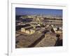 Jewish Tombs in the Mount of Olives Cemetery, with the Old City Beyond, Jerusalem, Israel-Eitan Simanor-Framed Photographic Print