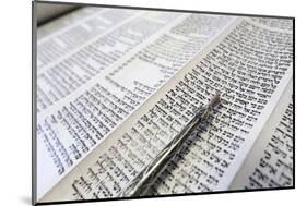 Jewish Torah Scroll with Pointer, Paris, France, Europe-Godong-Mounted Photographic Print