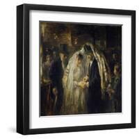 Jewish Wedding, 1903-Jozef Israels-Framed Art Print