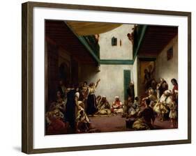 Jewish Wedding in Morocco, 1841-Eugene Delacroix-Framed Giclee Print