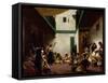 Jewish Wedding in Morocco, 1841-Eugene Delacroix-Framed Stretched Canvas