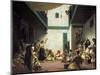 Jewish Wedding in Morocco-Eugene Delacroix-Mounted Art Print