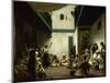 Jewish Wedding in Morocco-Eugene Delacroix-Mounted Giclee Print