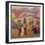 Jewish Wedding in Town-Tadeusz Makowski-Framed Giclee Print