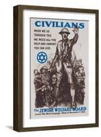 Jewish Welfare Board Poster-null-Framed Giclee Print