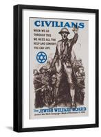 Jewish Welfare Board Poster-null-Framed Giclee Print