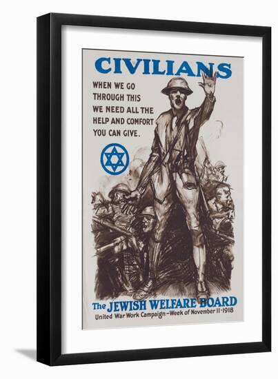 Jewish Welfare Board Poster-null-Framed Giclee Print