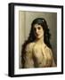 Jewish Woman from Tangiers. 1874. by Charles Landelle. Oil on Canvas, French Painting.-Charles Landelle-Framed Art Print