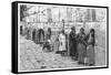 Jews at the Wailing Wall-null-Framed Stretched Canvas