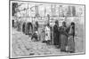 Jews at the Wailing Wall-null-Mounted Art Print