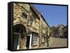 Jews Court, Steep Hill, Lincoln, Lincolnshire, England, United Kingdom, Europe-Neale Clarke-Framed Stretched Canvas