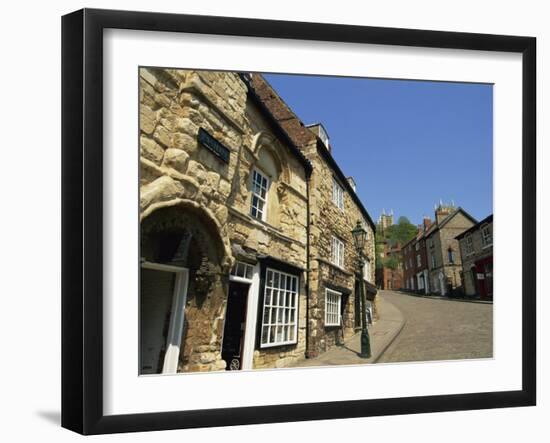 Jews Court, Steep Hill, Lincoln, Lincolnshire, England, United Kingdom, Europe-Neale Clarke-Framed Photographic Print