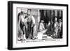 Jews in the Synagogue in Amsterdam, Enraved-Rembrandt van Rijn-Framed Giclee Print