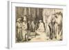 Jews in the Synagogue-Rembrandt van Rijn-Framed Giclee Print