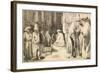 Jews in the Synagogue-Rembrandt van Rijn-Framed Giclee Print