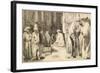 Jews in the Synagogue-Rembrandt van Rijn-Framed Giclee Print