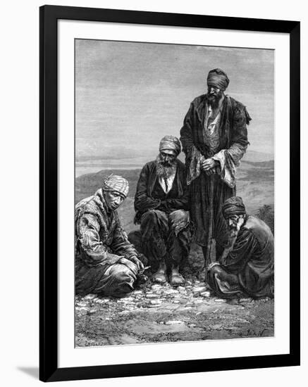 Jews of Babylon, 19th Century-Neuville-Framed Giclee Print