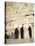 Jews Praying at the Western Wall, Jerusalem, Israel, Middle East-Adrian Neville-Stretched Canvas