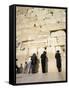 Jews Praying at the Western Wall, Jerusalem, Israel, Middle East-Adrian Neville-Framed Stretched Canvas