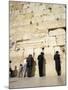 Jews Praying at the Western Wall, Jerusalem, Israel, Middle East-Adrian Neville-Mounted Photographic Print