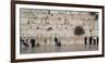 Jews praying at Western Wall, Jerusalem, Israel-null-Framed Photographic Print