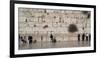 Jews praying at Western Wall, Jerusalem, Israel-null-Framed Photographic Print