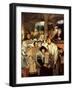 Jews Praying in the Synagogue on Yom Kippur-Maurycy Gottlieb-Framed Giclee Print