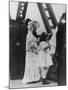 Jews Praying on the Williamsburg Bridge on Yom Kippur, Ca. 1909-null-Mounted Photo