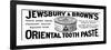 Jewsbury and Browns Oriental Toothpaste-null-Framed Premium Giclee Print