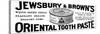 Jewsbury and Browns Oriental Toothpaste-null-Stretched Canvas