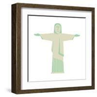 Jez from Rio-Tosh-Framed Art Print