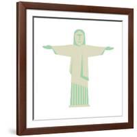 Jez from Rio-Tosh-Framed Art Print