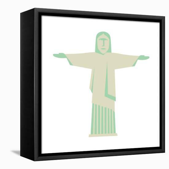 Jez from Rio-Tosh-Framed Stretched Canvas